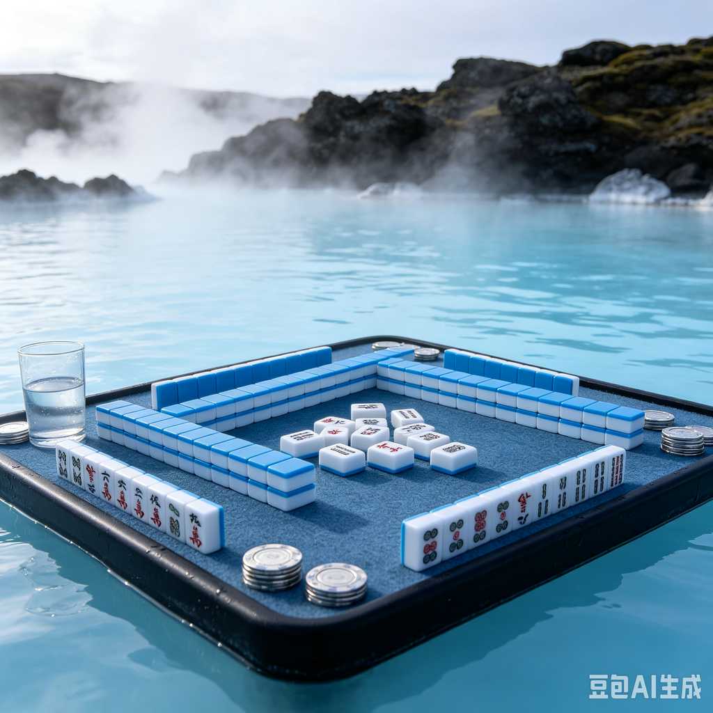 artistic mahjong tiles set