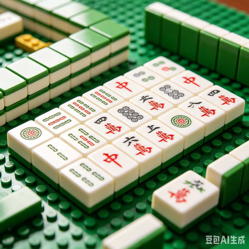 desktop decoration mahjong set