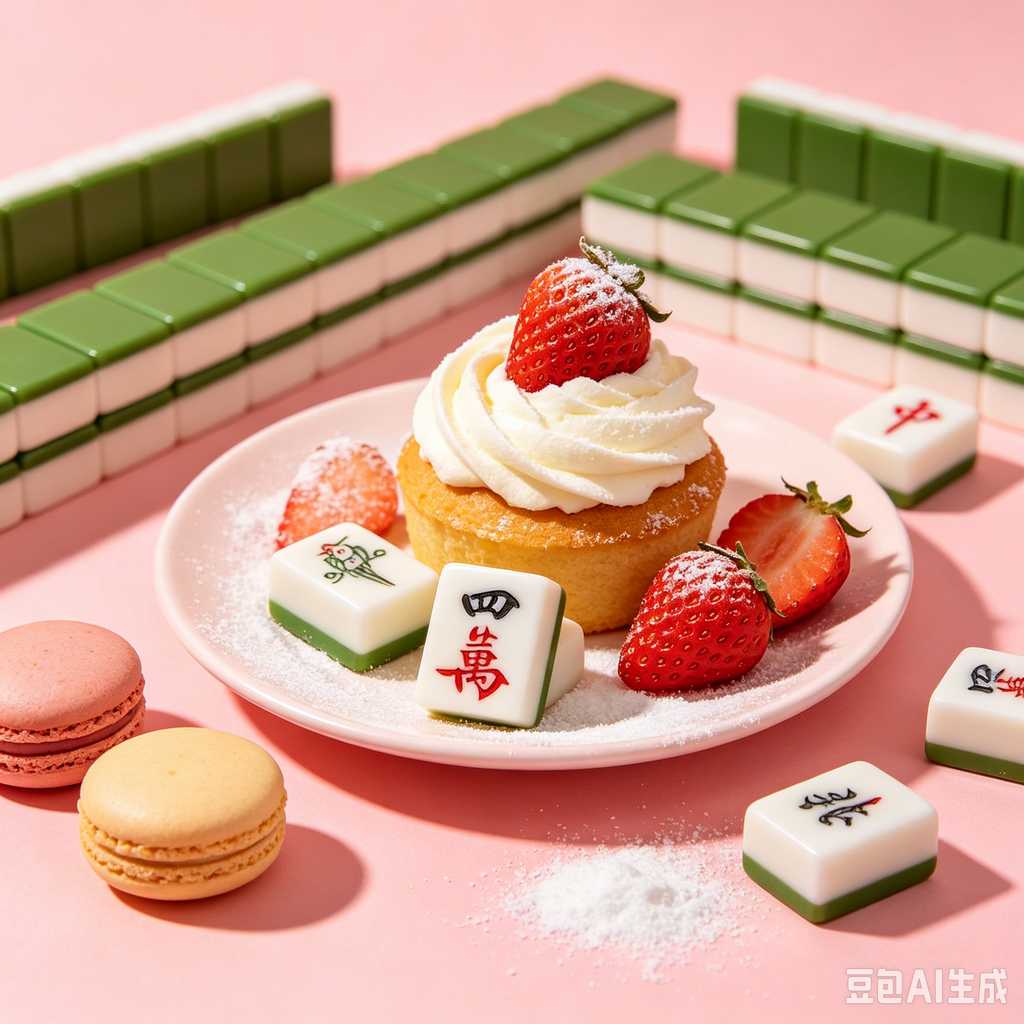 saturated color mahjong set print