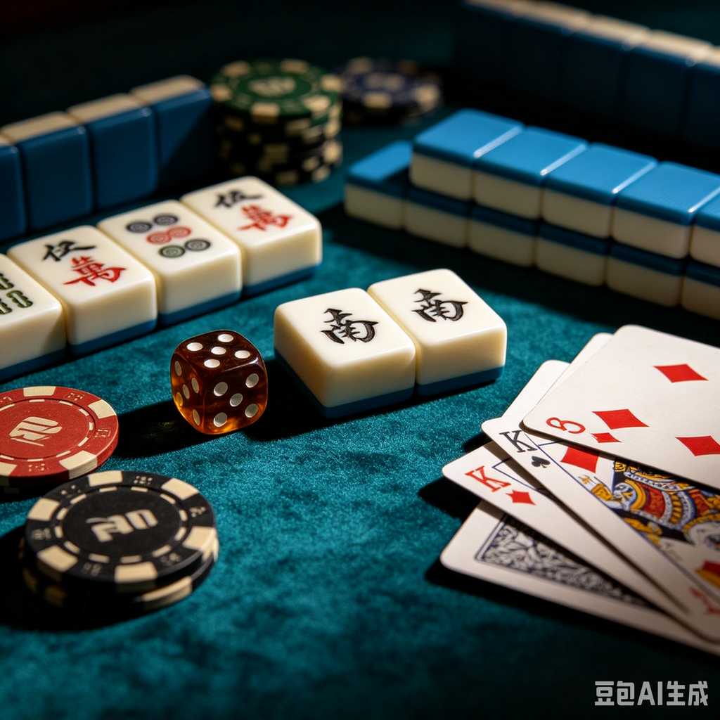 mahjong set for home entertainment