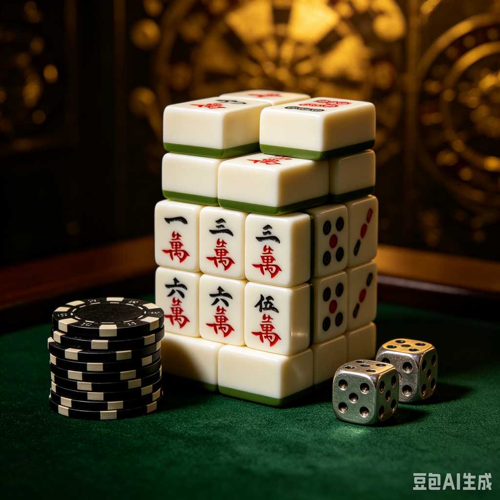 mini travel mahjong set lightweight
